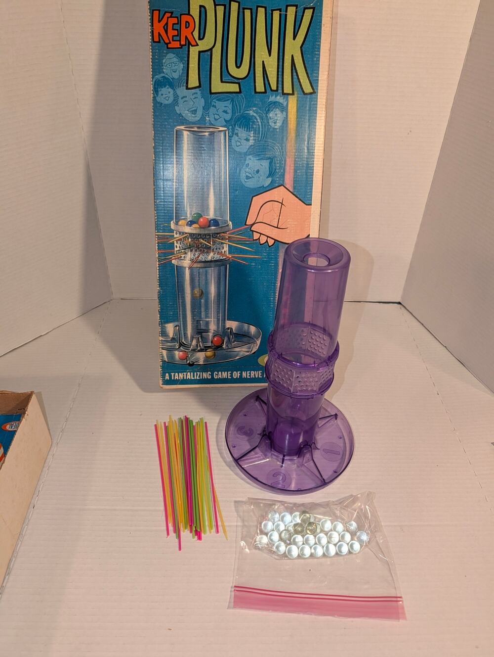 Vintage 1967 KerPlunk Game by Ideal Made In USA Original Box RARE